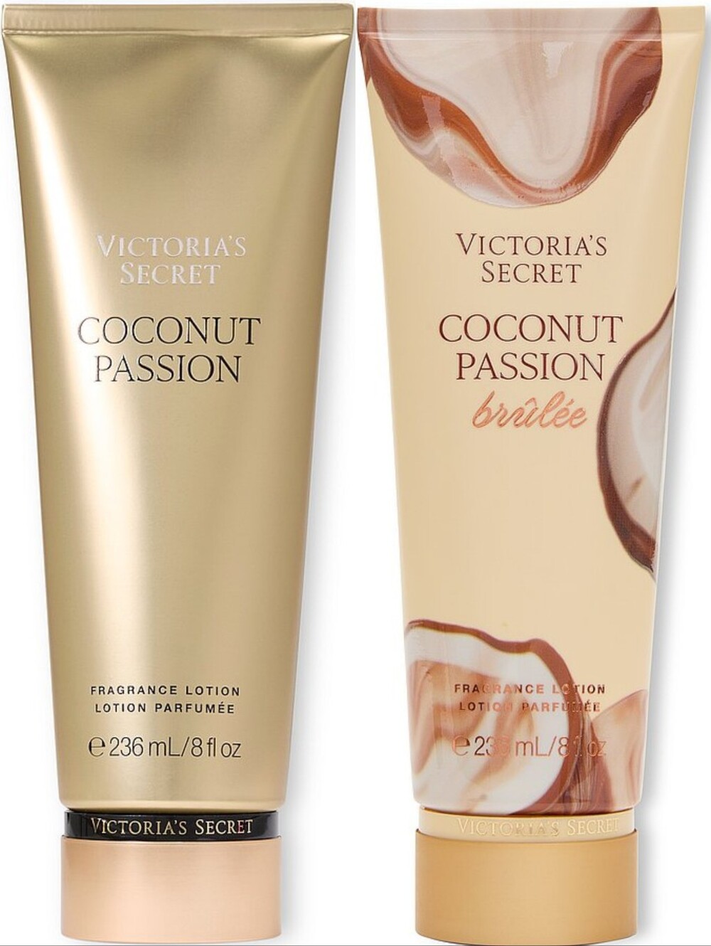 Victoria's Secret Coconut Passion & Coconut Passion Brûlée Fragrance Body Lotion